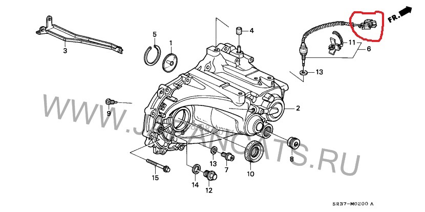 Ремонт фишки переключения заднего хода — Honda Civic Hatchback (5G), 1 ...
