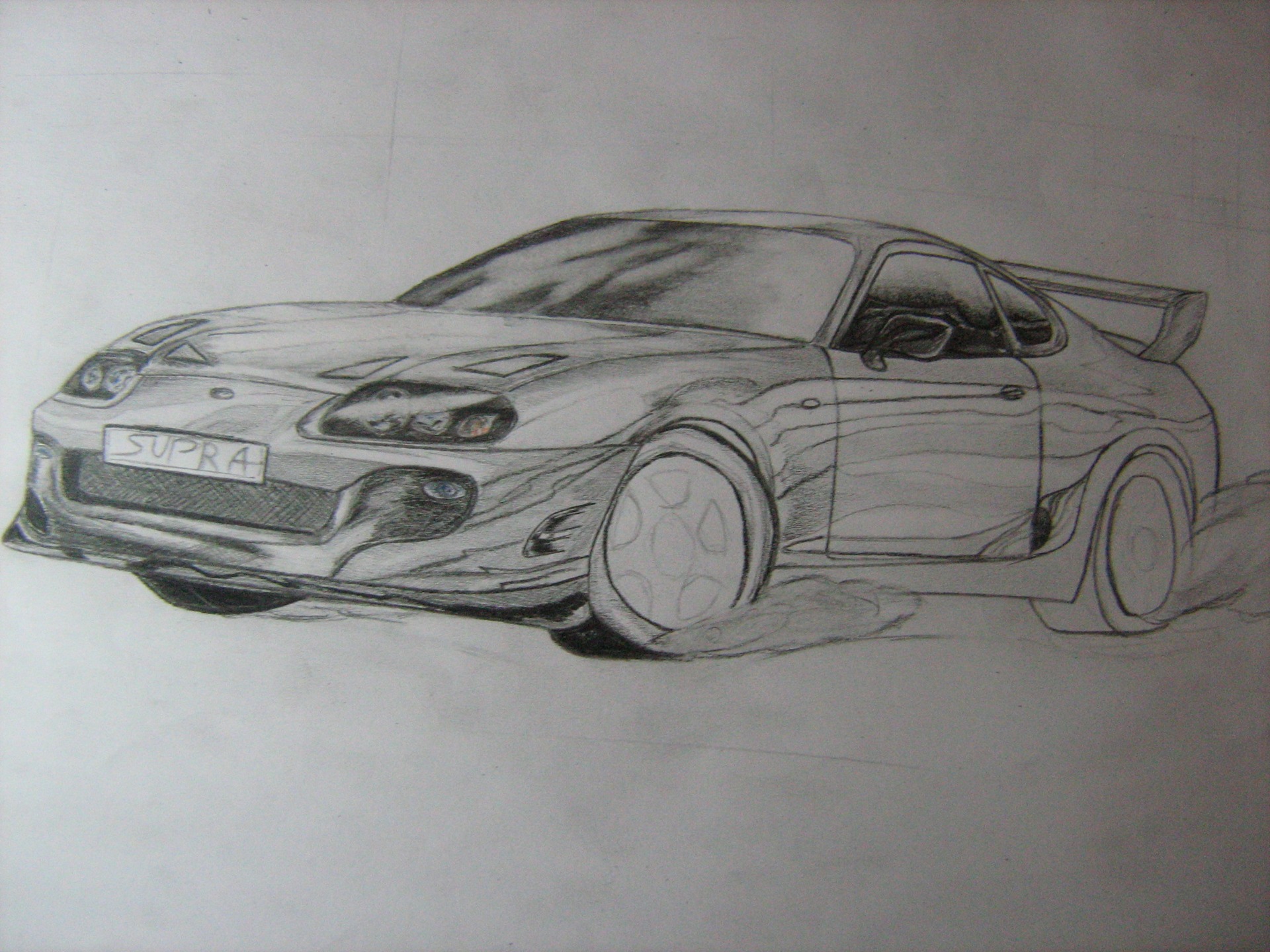 Рисунок Toyota Supra Drift. — DRIVE2