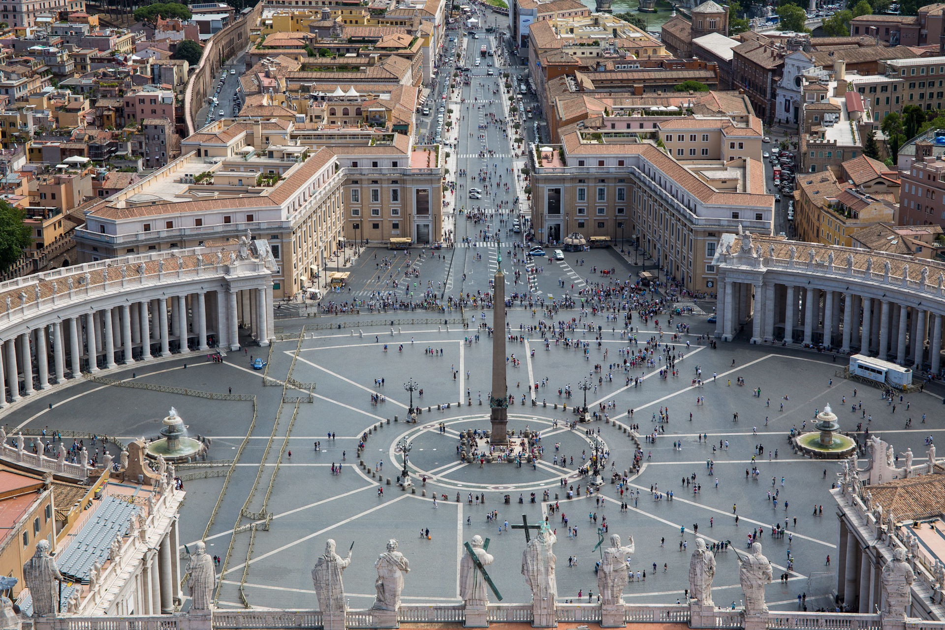 Площадь Святого Петра Ватикан