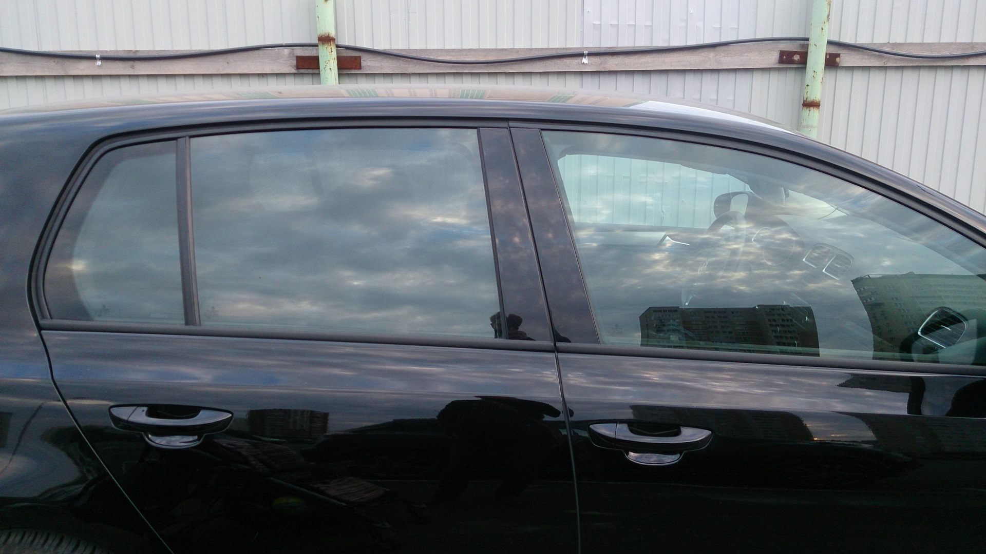 Солнцезащитные шторки — Volkswagen Golf Mk6, 1,4 л, 2012 года ...