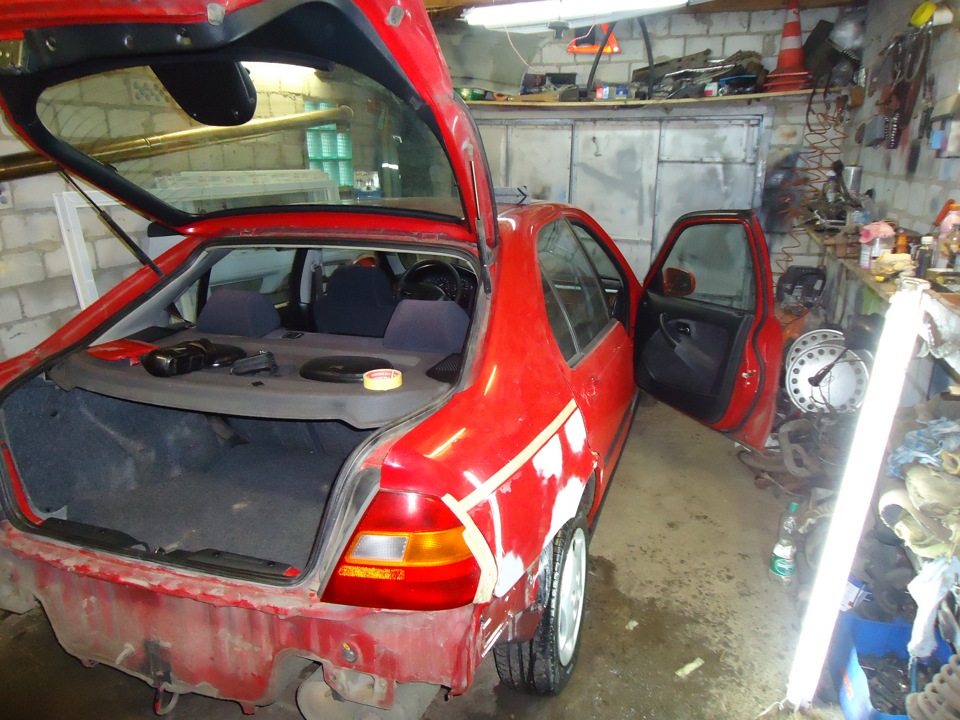 Удаление коррозии — Honda Civic Fastback (5G), 1,5 л, 1996 года ...