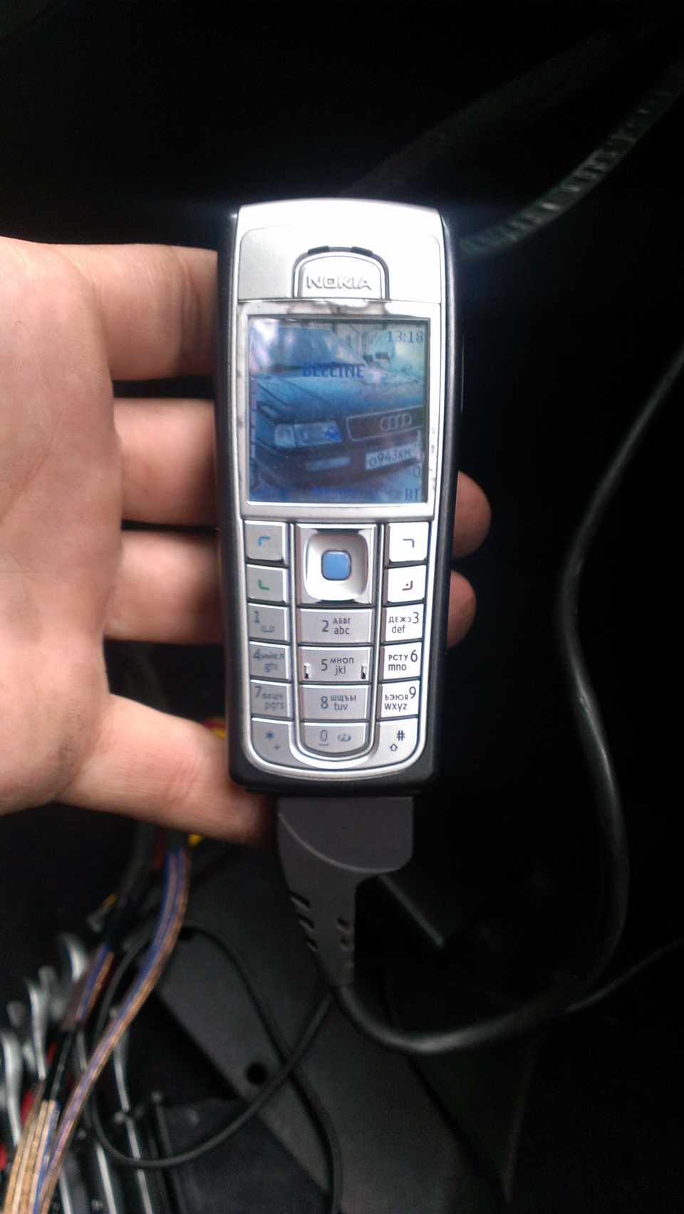 Комплект громкой связи Nokia Cark-126 в Audi 80 — DRIVE2