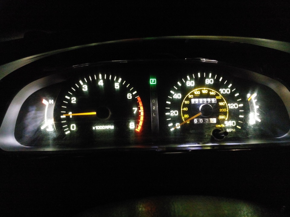 переделка подсветки приборной панели — Toyota Camry (XV10), 2,2 л, 1994 ...