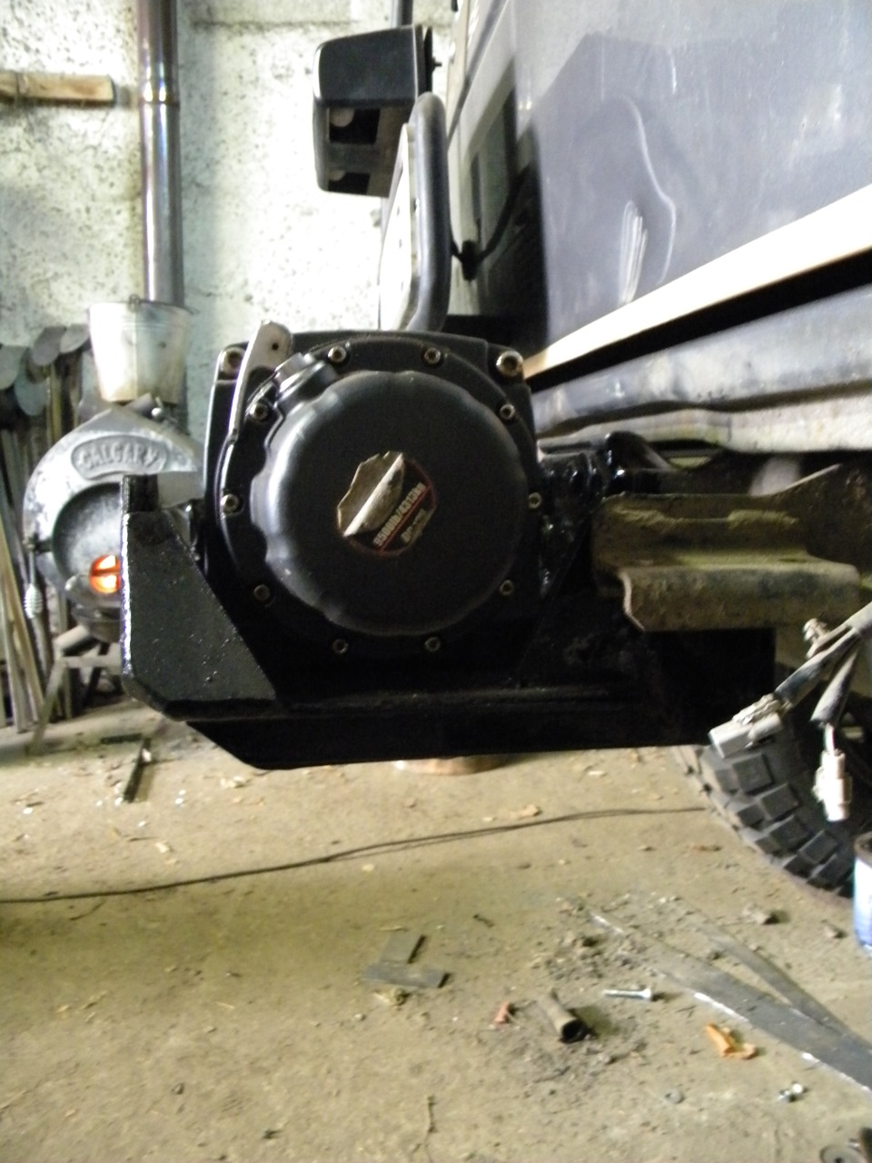 Установка задней лебеды на Дайхатсу Рокки… — Daihatsu Rocky (2G), 2,5 л ...