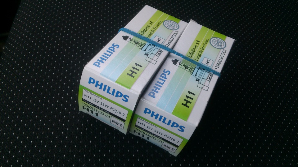 замена ламп птф philips h11 — Chevrolet Niva (1G), 1,7 л, 2014 года ...
