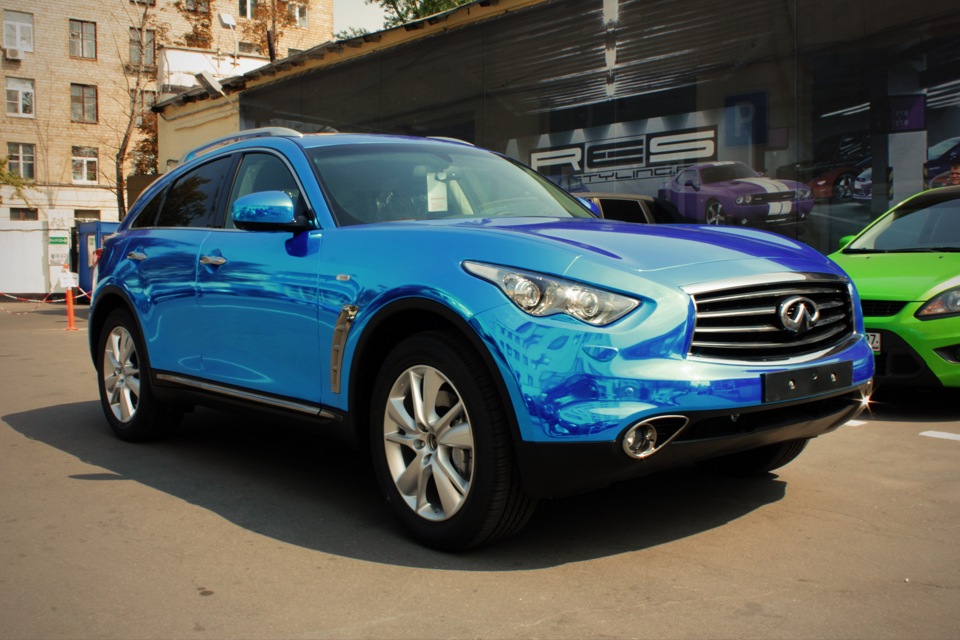 Infiniti fx50 перламутровый бирюза