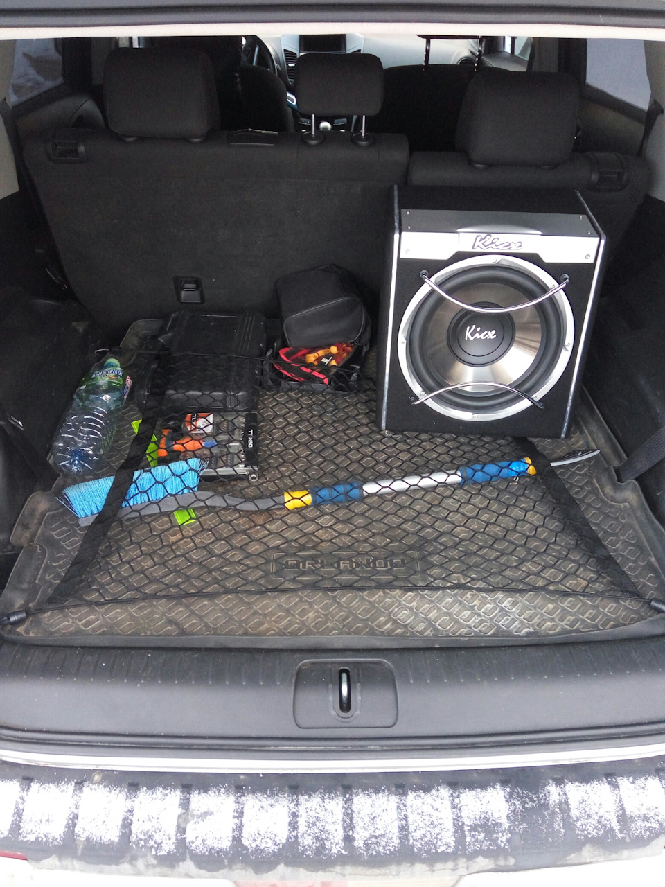 Сетка на пол багажника — Chevrolet Orlando (1G), 1,8 л, 2013 года ...