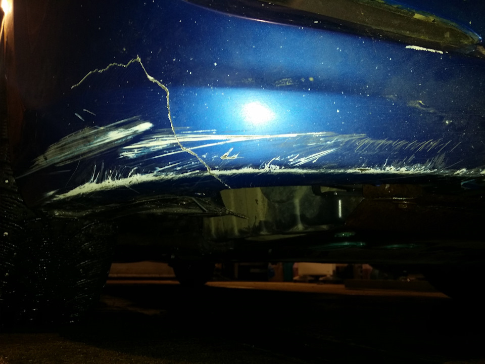 25. Ремонт трещины в бампере и новое крепление заглушки ПТФ — Hyundai ...