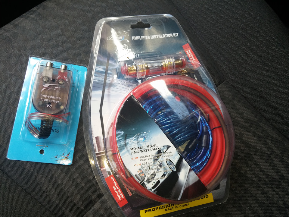 Подключение саба к штатной голове. — Toyota Corolla (120), 1,4 л., 2003 ...