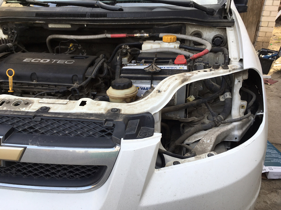 Замена верхнего патрубка радиатора и некоторые мелочи — Chevrolet Aveo ...