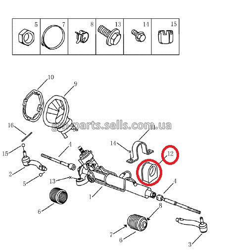 рулевая рейка — Geely Emgrand EC7 FE-1, 1,5 л, 2013 года | другое | DRIVE2