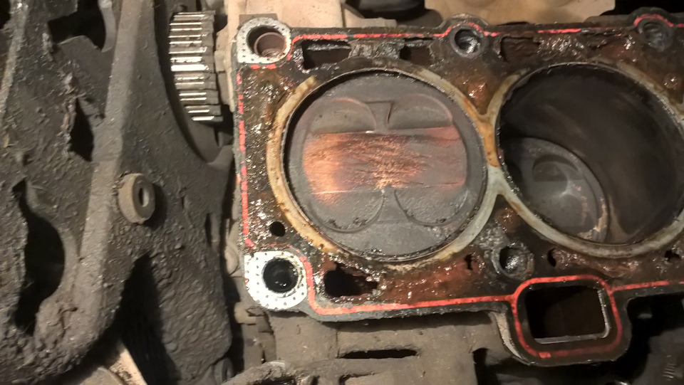 прогорела прокладка ГБЦ — Lada 21120, 1,5 л, 2004 года | поломка | DRIVE2