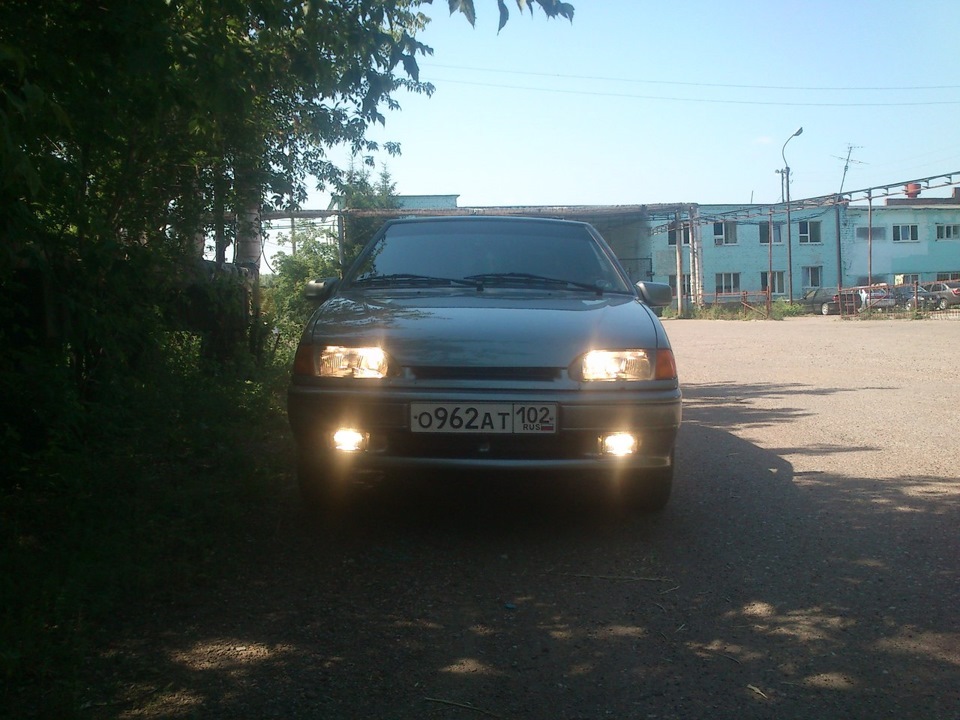 Новый бампер и установка ПТФ — Lada 2114, 1,6 л, 2012 года ...