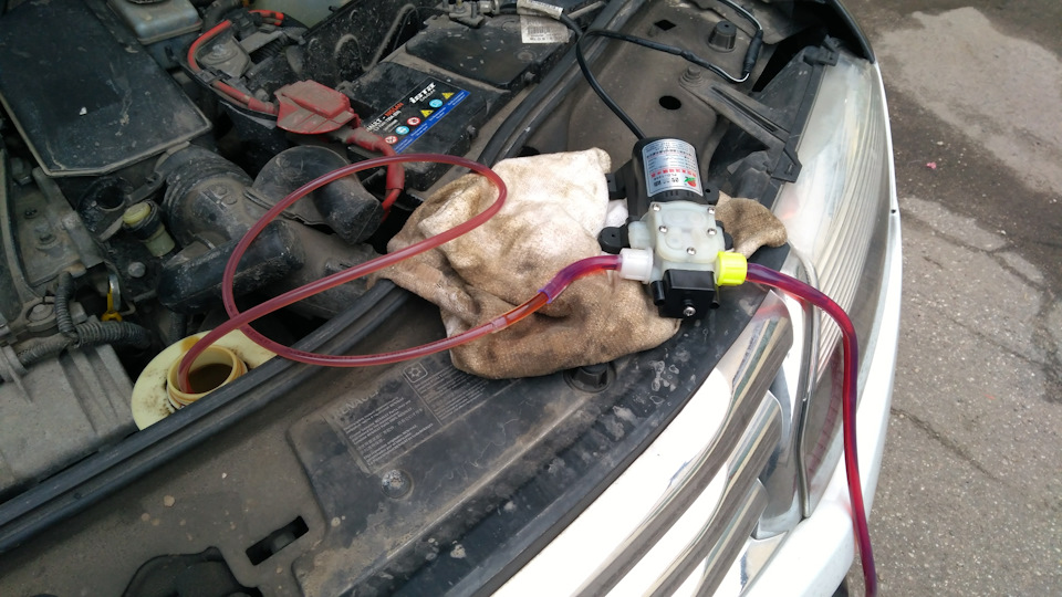Замена жидкости ГУР — Renault Duster (1G), 2 л, 2013 года | расходники ...
