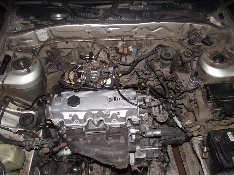 Как снять двигатель мазда 626 Mazda 626 GD. Двигатель будет жить! - Mazda 626 III (GD), 2,2 л, 1988 года полом