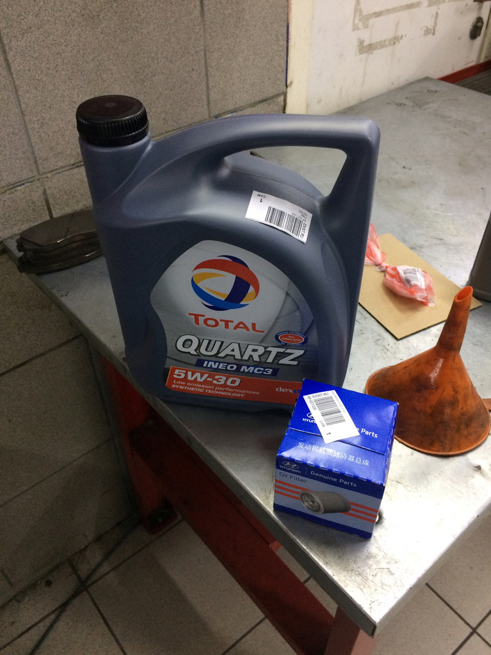 ТО — 1 — KIA Rio (3G), 1,4 л, 2015 года | плановое ТО | DRIVE2