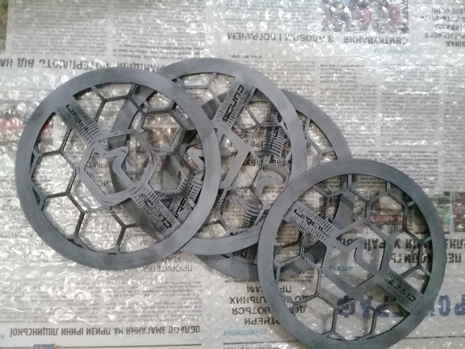 на 3д принтере сделали защитные сетки — Geely MK Cross