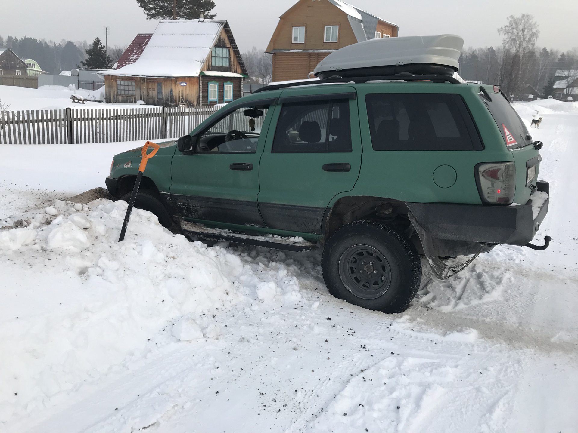 Застрял на даче )) — Jeep Grand Cherokee (WJ), 4,7 л, 2000 года | покатушки  | DRIVE2