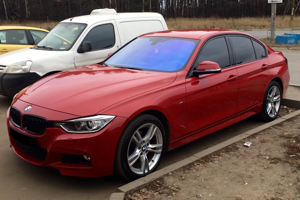 BMW f30 Red Matte