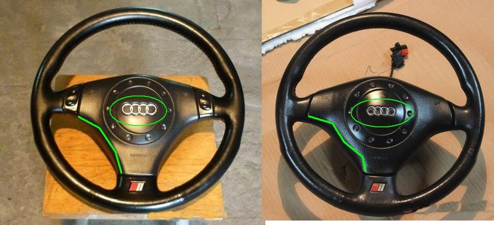 Трехспицевые (и не только) рули Audi (1995-2005) — Audi A4 (B5), 1,9 л ...