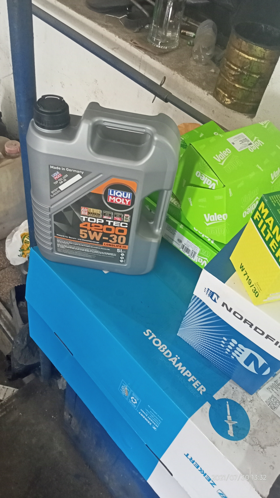 Замена масла как всегда ликви Молли — Skoda Octavia A5 Mk2, 1,6 л, 2008 ...