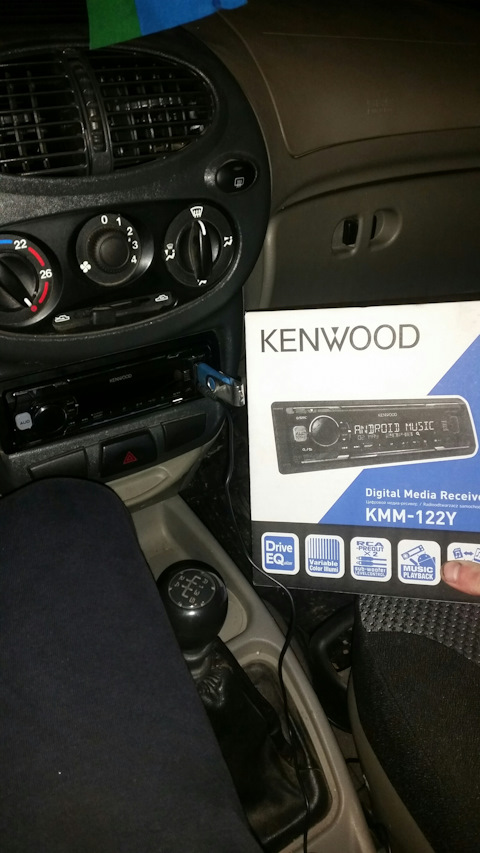 Мажок :)) KENWOOD — Lada Калина универсал, 1,4 л, 2010 года | автозвук |  DRIVE2