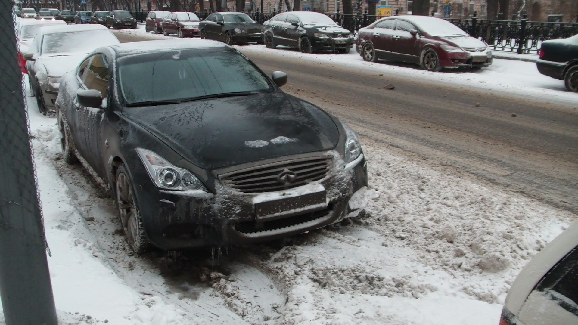 ЗИМА ПРИШЛА — МЕТЕЛЬ И СНЕГ НАМ ПРИНЕСЛА! ;-) — Infiniti G37 Coupe, 3,7 л,  2009 года | наблюдение | DRIVE2