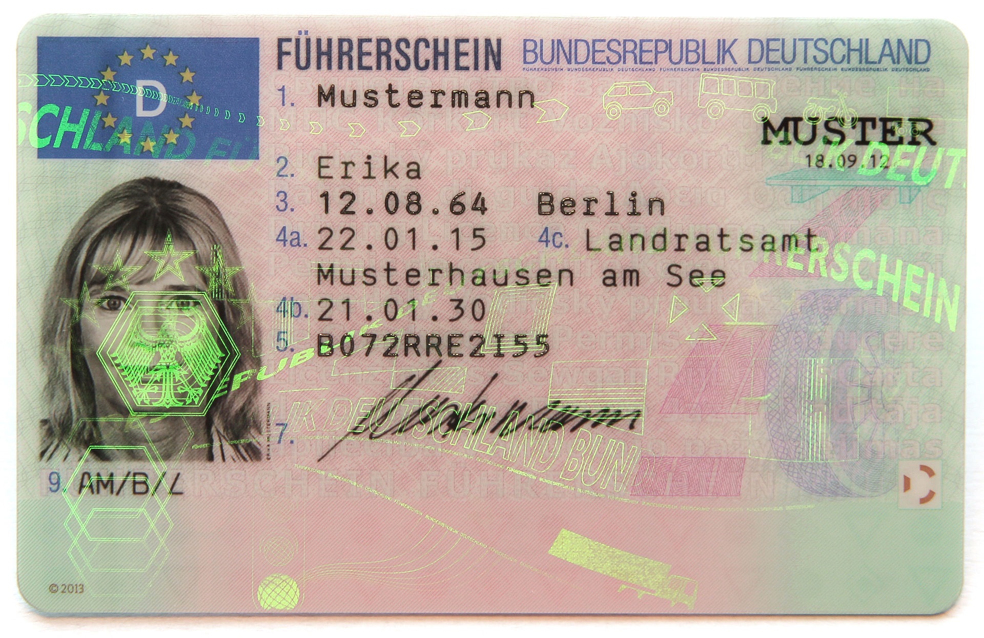водительское удостоверение германии