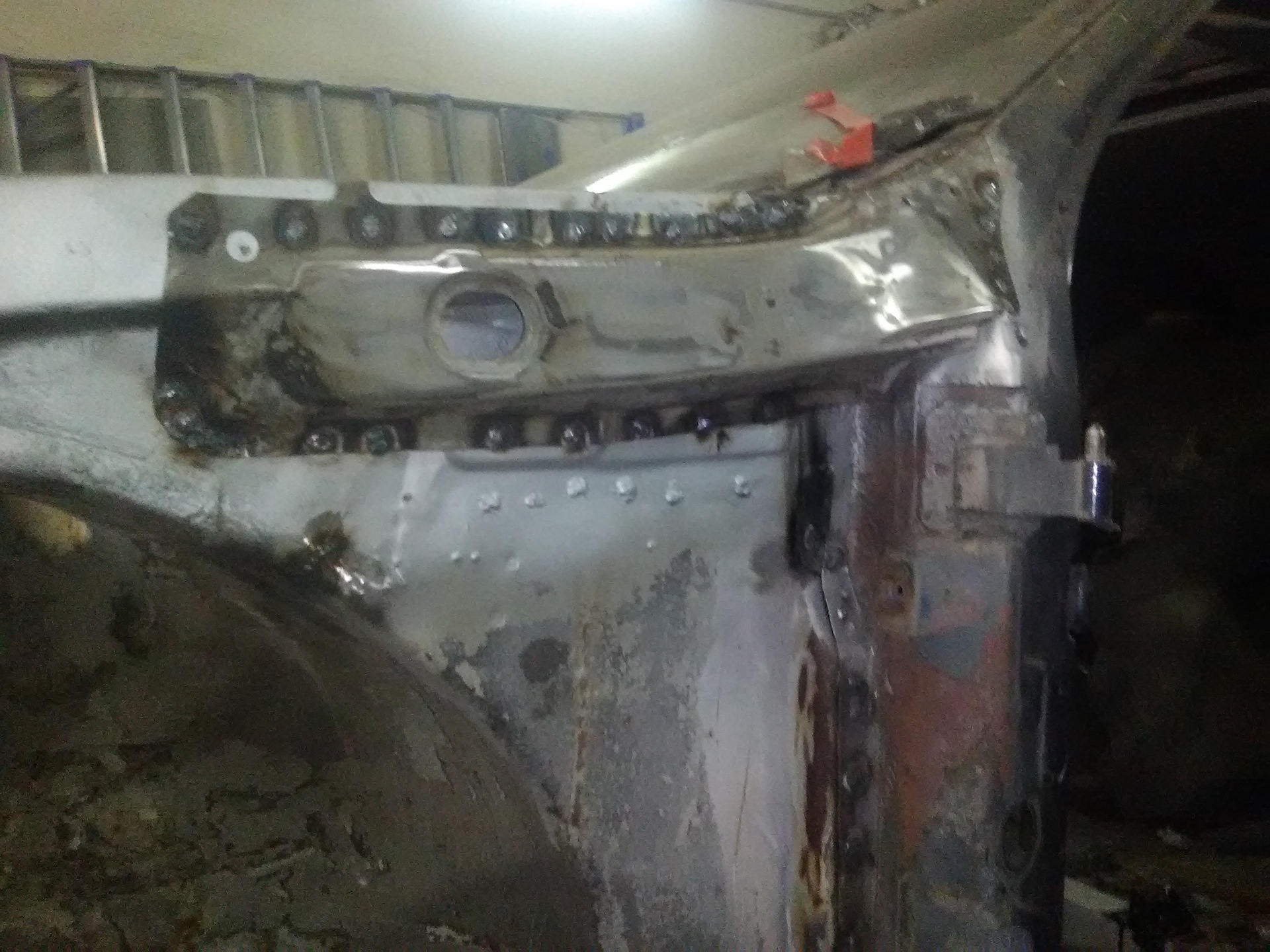 Кузовные работы. Форд Скорпио. Что то уже вырисовывается. — Ford ...