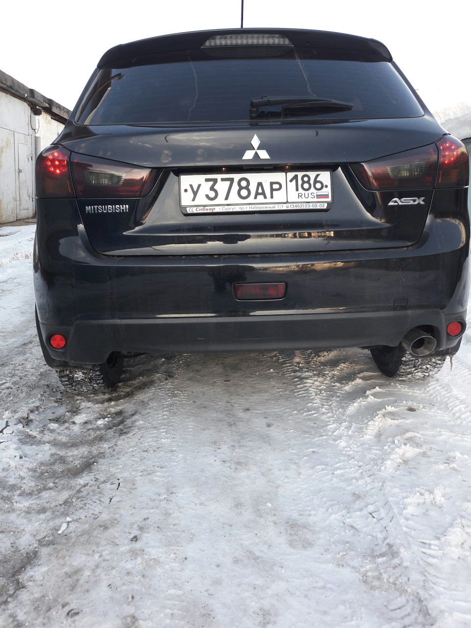 Пленка на фонари — Mitsubishi ASX, 1,6 л, 2014 года | просто так | DRIVE2