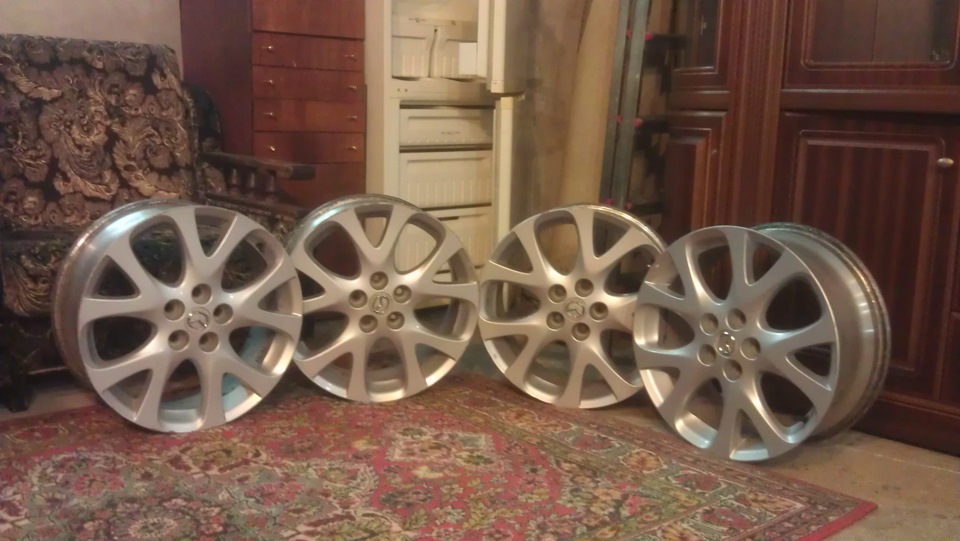 Купил диски на лето R18)) — Mazda 3 (1G) BK, 1,6 л, 2008 года ...