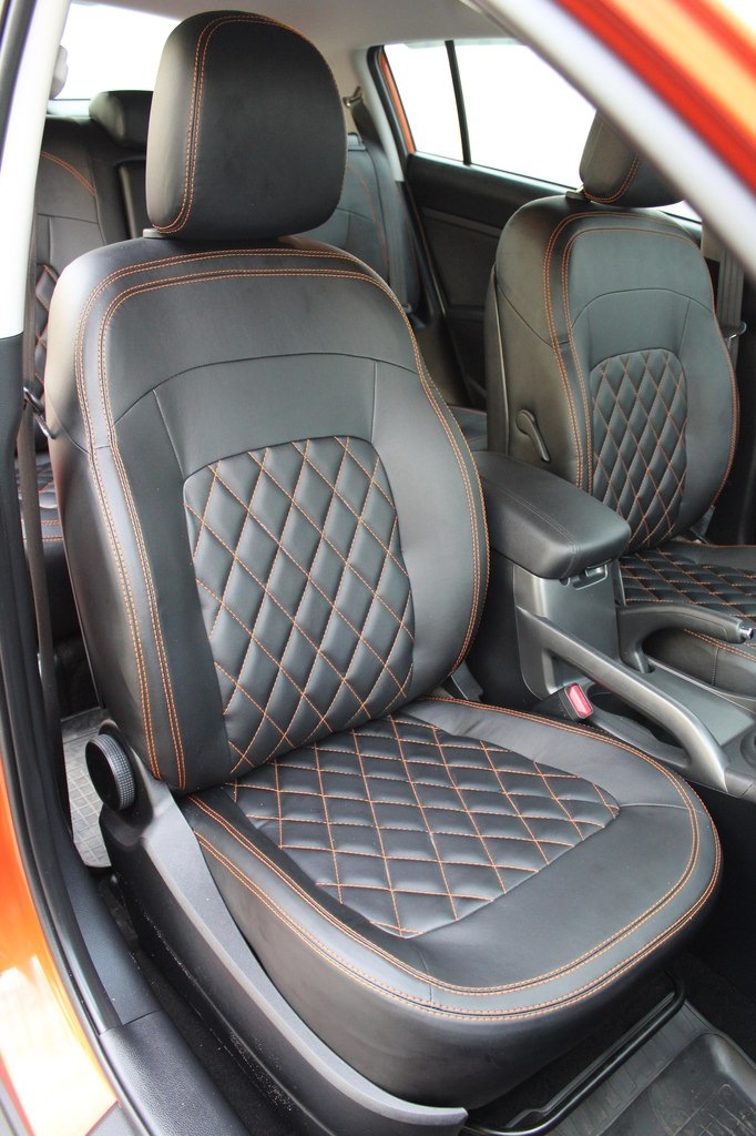 Пошив и установка каркасных чехлов из экокожи для Kia Sportage ...