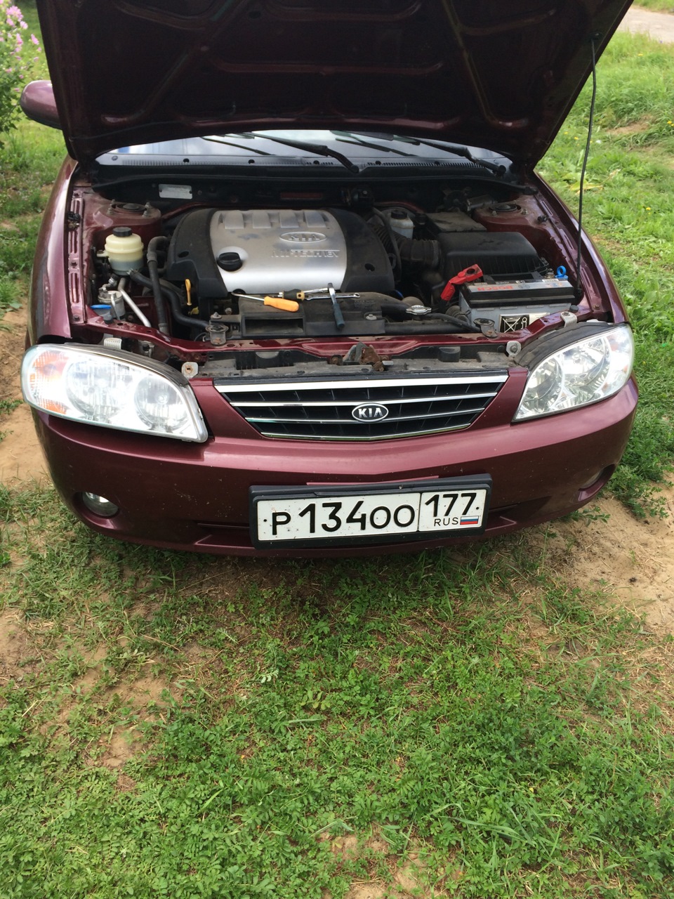 Покраска передних фар — KIA Spectra, 1,6 л, 2007 года | стайлинг | DRIVE2
