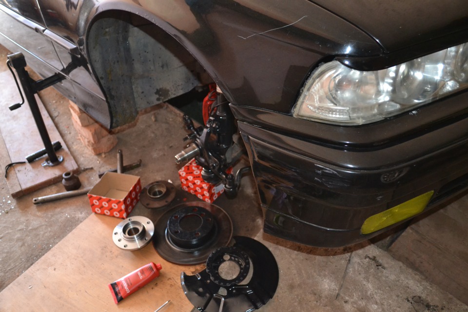 Загудел ступичный подшипник — BMW 3 series (E36), 1,6 л, 1993 года ...