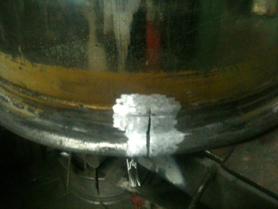 Правка диска, сварка аргоном на BMW E39: — BMW 5 series (E39), 2 л ...