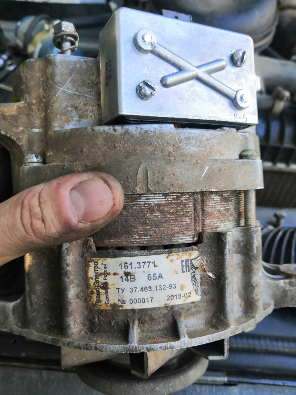 Пропала зарядка. Замена диодного моста. — УАЗ 31519, 2,9 л, 2005 года ...