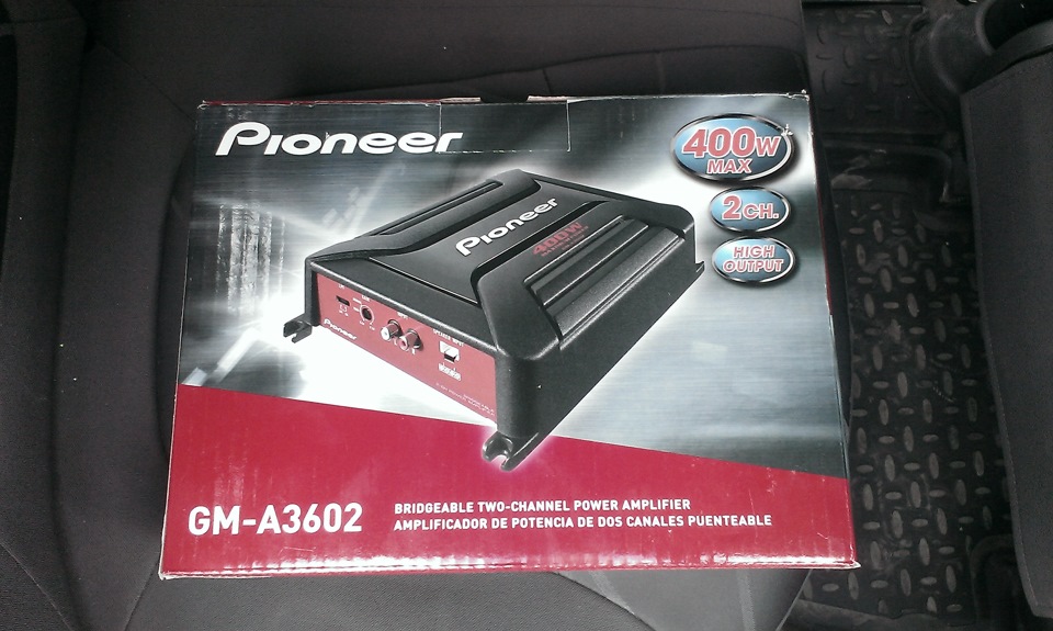 Схема подключения pioneer gm a3602