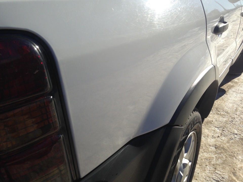 Вытянули несколько мелких вмятин — Ford Maverick II, 2 л, 2003 года ...