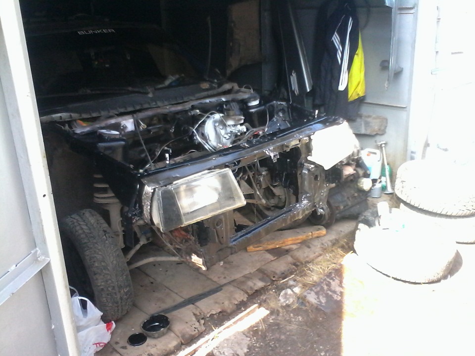 продолжаем грунтовка в 2 слоя и покраска в 3 слоя! — Lada 21088, 1,5 л ...