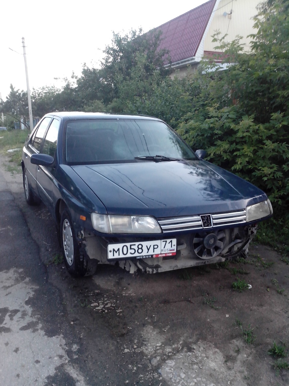 передний бампер на peugeot 605