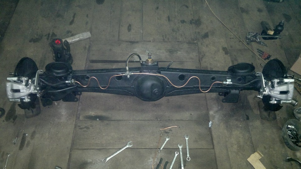 Обварка и усиление заднего моста — Lada 4x4 3D, 1,7 л, 1999 года ...
