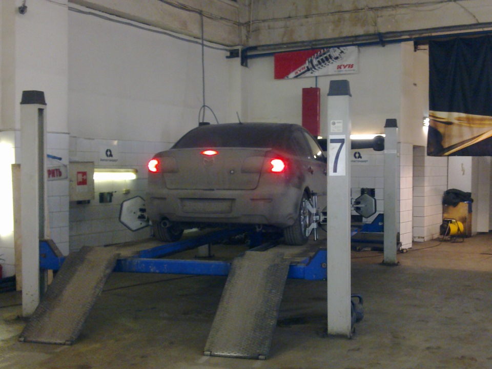 Что есть 3D сход-развал — Mazda 3 (1G) BK, 2 л, 2007 года | визит на ...