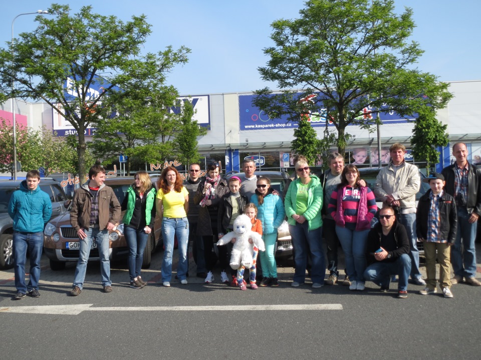 Клуб Йети, сбор в Млада Болеслав — Skoda Yeti