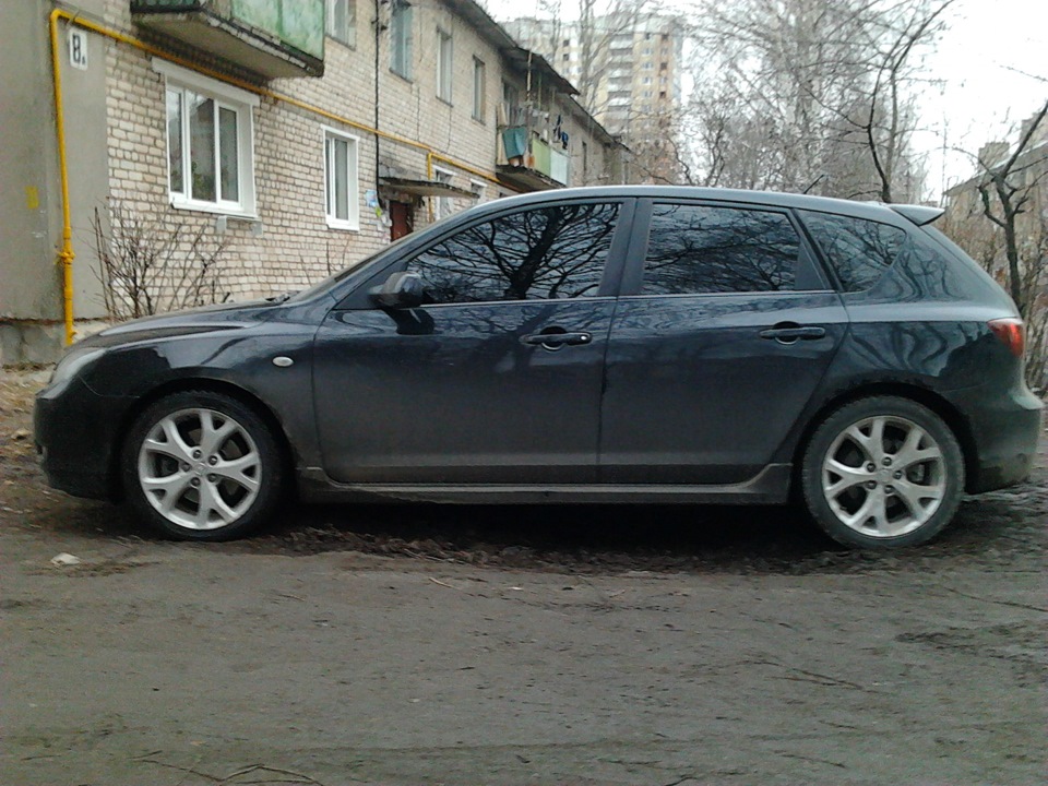 Занижение mazda 3 bk