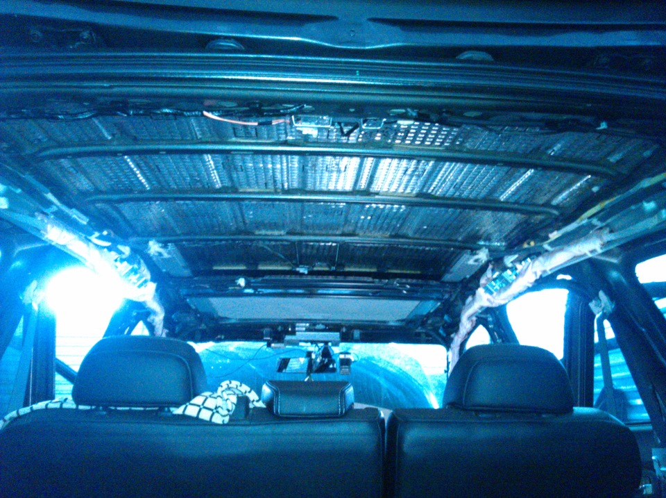 Полная шумоизоляция Мицубиси Аутлендер с панелью ч. 3 потолок — DRIVE2