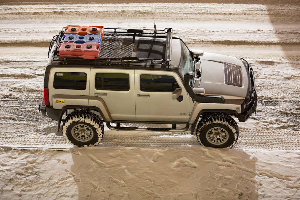Hutchinson Rock Monster и Goodyear Wrangler MT/R With Kevlar - Hummer H3, 5...