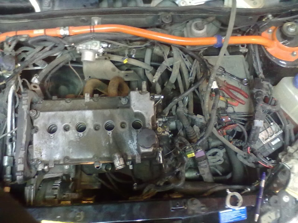 Разбор ДВС, скоро вскроем! — Lada Калина седан, 1,6 л, 2010 года ...