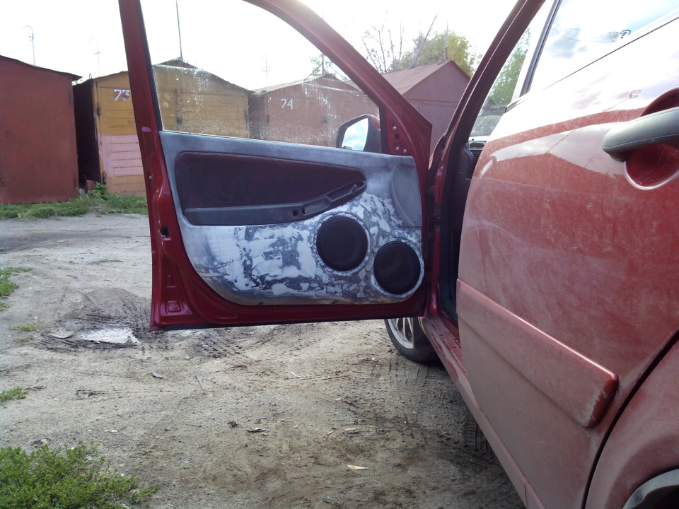 Обшивки дверей — ЧАСТЬ 3 — Lada Калина Спорт (1G), 1,6 л, 2009 года ...