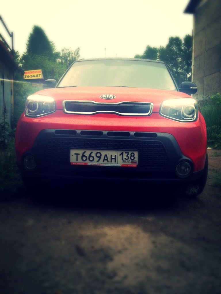 ДНевные Ходовые Огни — KIA Soul (2G), 1,6 л, 2014 года | электроника |  DRIVE2