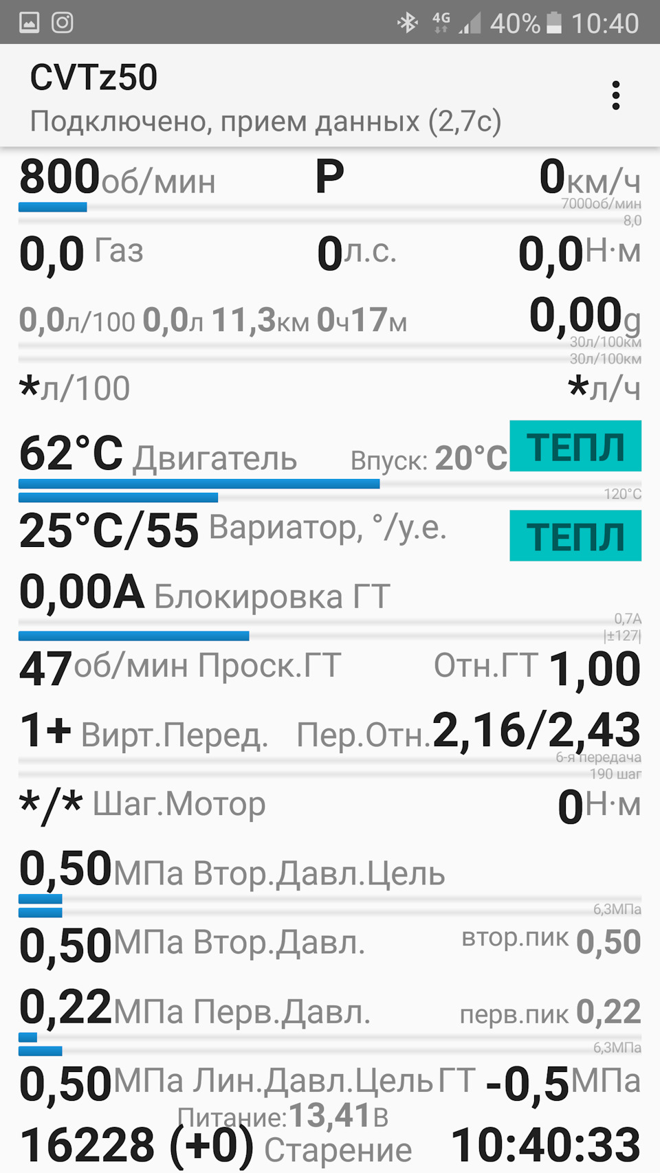 cvtz50 диагностика вариатора для Android через ELM327 — Renault Megane III,  1,6 л, 2013 года | аксессуары | DRIVE2